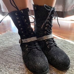justice sparkle snow boot